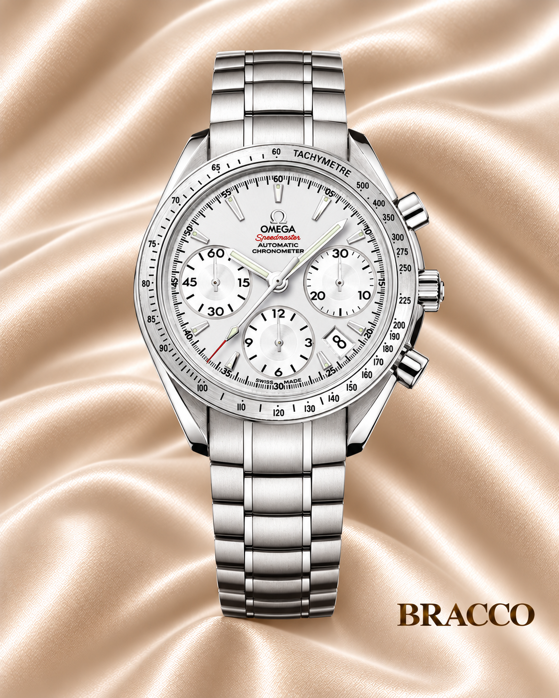 Omega Speedmaster Date  Argento
